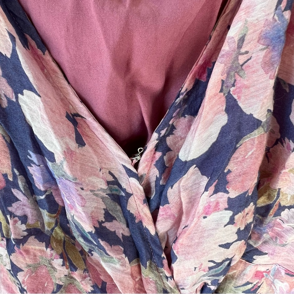 Astr the Label Lavender & Pink Floral Midi Dress - Picture 4 of 6